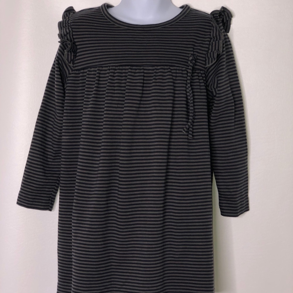 Olive Juice girls striped dress ruffled
